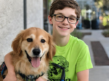 Meet Lucas: An Ideal Candidate for Our Dog Assisted Therapy Mentoring Program