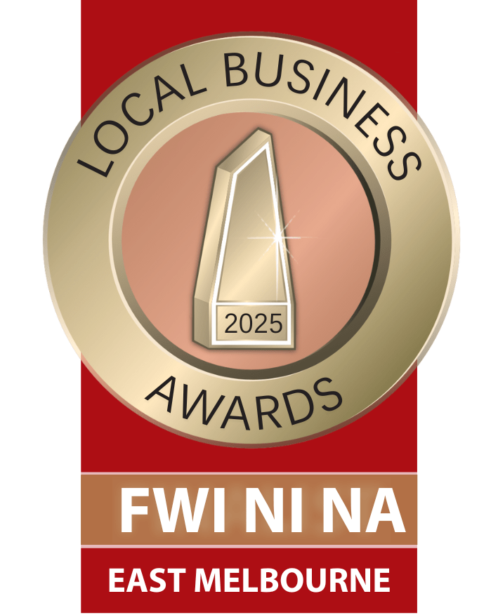 2025 East Melbourne Local Business Awards Winner